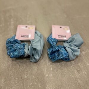 Scunci Blue Hair Scrunchies
